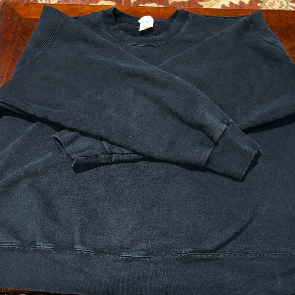Hanes Men's Dark Gray Crewneck Sweatshirt Pre-owned
